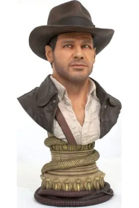 INDIANA JONES BUST 25,5 CM INDIANA JONES LEGENDS IN 3D: RAIDERS OF THE LOST ARK 1/2 SCALE