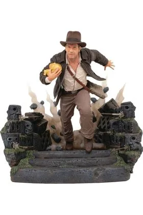 RAIDERS OF THE LOST ARK ESCAPE DELUXE PVC DIORAMA 25,5 CM INDIANA JONES GALLERY