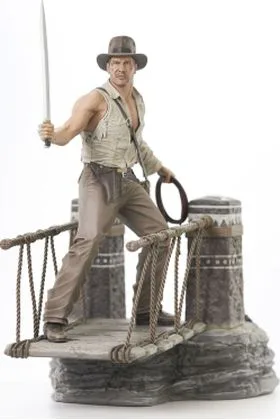 TEMPLE OF DOOM BRIDGE DELUXE PVC DIORAMA 28 CM INDIANA JONES GALLERY