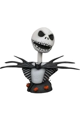 JACK SKELLINGTON BUSTO RESINA 25 CM 1/2 SCALE LEGENDS IN 3D THE NIGHTMARE BEFORE CHRISTMAS