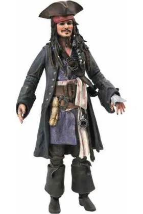 JACK SPARROW VERSION DELUXE FIGURA 18 CM PIRATES OF THE CARIBBEAN ACTION FIGURE