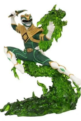 GREEN RANGER PVC DIORAMA 25 CM MIGHTY MORPHIN POWER RANGERS GALLERY RE-RUN