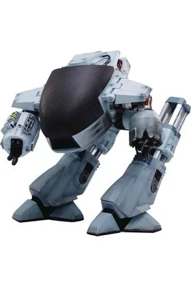 BATTLE DAMAGED ED-209 FIGURA 1/18 SCALE ROBOCOP PREVIEWS EXCLUSIVE