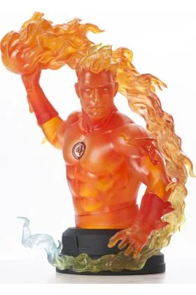 HUMAN TORCH MINI BUSTO 18 CM MARVEL COMIC 1/6 SCALE