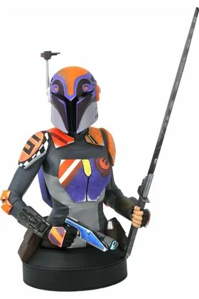 SABINE WREN MINI BUSTO RESINA STAR WARS REBELS  1/6 SCALE