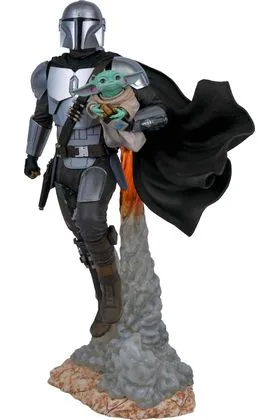 THE MANDALORIAN & CHILD ESTATUA RESINA 41CM STAR WARS THE MANDALORIAN MILESTONES 1/6 SCALE