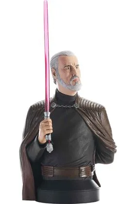 STAR WARS REVENGE OF THE SITH COUNT DOOKU 1/6 SCALE BUSTO