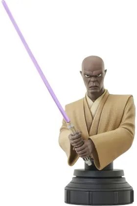 MACE WINDU MINI BUSTO RESINA 15 CM STAR WARS THE CLONE WARS ANIMATED 1/7 SCALE