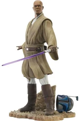 MACE VINDU ESTATUA RESINA 28 CM STAR WARS ATTACK OF THE CLONES PREMIER COLLECTION 1/7 SCAL