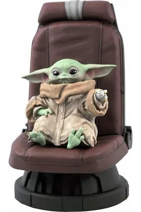 THE CHILD IN CHAIR BUSTO RESINA 30 CM 1/2 SCALE STATUE STAR WARS: THE MANDALORIAN