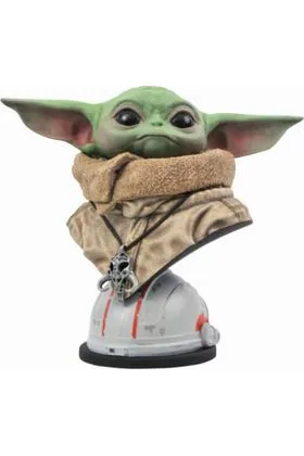 BABY YODA BUSTO RESINA 13 CM 1/2 SCALE LEGENDS IN 3D STAR WARS THE MANDALORIAN
