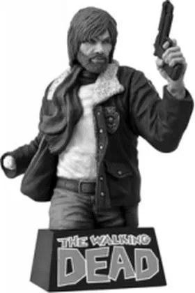 RICK GRIMES BLACK & WHITE BUSTO HUCHA 20 CM THE WALKING DEAD