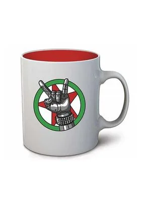 EMBLEMA SILVERHAND TAZA CERAMICA CYBERPUNK 2077
