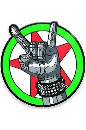 EMBLEMA SILVERHAND IMAN 5 CM CYBERPUNK 2077