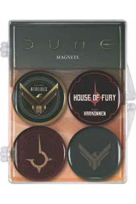 Logo Atreides & Harkonnen Set 4 Imanes Dune