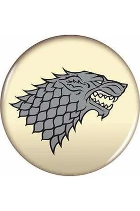 ESCUDO STARK PIN 6 CM GAME OF THRONES