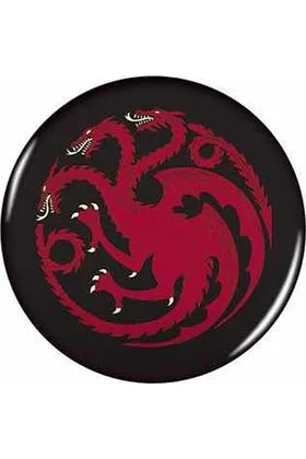 ESCUDO TARGARYEN PIN 6 CM GAME OF THRONES