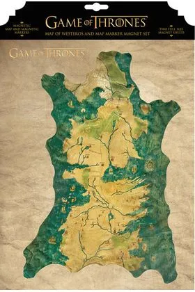 Marcadores Mapa Set Imanes Game of Thrones Re-Run
