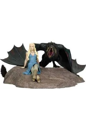 DAENERYS Y DROGON ESTATUA 35x45 CM GAME OF THRONES