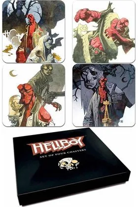 HELLBOY SET 4 POSAVASOS HELLBOY