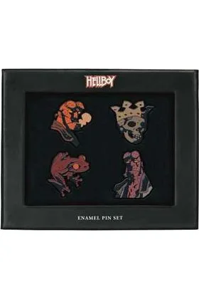 HELLBOY SET 4 PINS ESMALTE HELLBOY