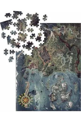 WILD HUNT NORTHERN REALMS MAP PUZLE 1000 PIEZAS 51x68,6 CM THE WITCHER 3