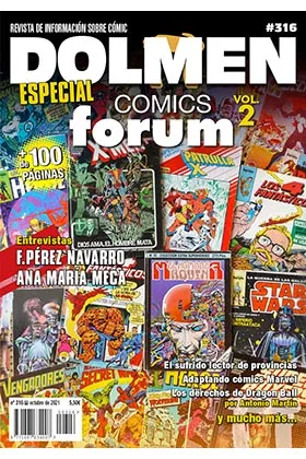 DOLMEN 16. ESPECIAL COMICS FORUM (SEGUNDA PARTE)