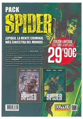 PACK THE SPIDER VOL 01 Y 02