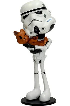 TIMMY THE CAT LOVER STORMTROOPER FIGURA 15 CM UNEXPECTED STORMTROOPER