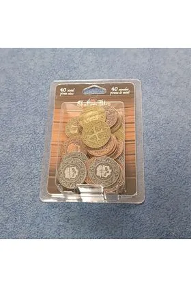 SKULL TALES: SET DE 40 MONEDAS DE METAL