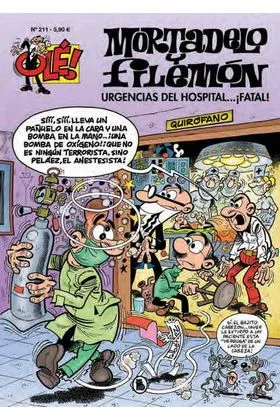 OLE MORTADELO 211. URGENCIAS DEL HOSPITAL... ¡FATAL!