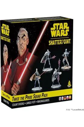 TWICE THE PRIDE COUNT DOOKU SQUAD PACK SW SHATTERPOINT EXP