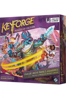 KEYFORGE: MUNDOS EN COLISION. CAJA DE INICIO PARA 2 JUGADORES