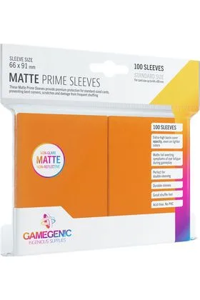 Fundas Pack Matte Prime Sleeves Orange (100)