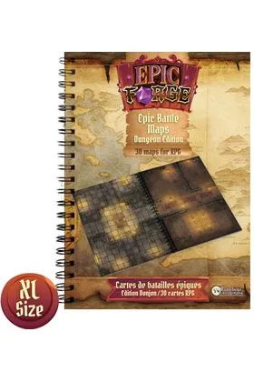 LIBRO DE MAPAS DE BATALLA : MAZMORRAS (305X420 MM)