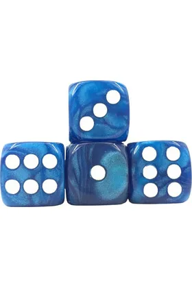DADO DE 6 CARAS BLUE PEARL