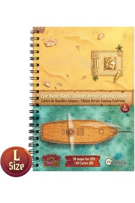 LIBRO DE MAPAS DE BATALLA : HEROIC FANTASY EDITION (297X218 MM)