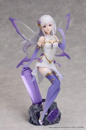 EMILIA JEWEL PRINCESS VERSION STATUE 23 CM RE:ZERO STARTING LIFE IN ANOTHER WORLD FIGMA 1/