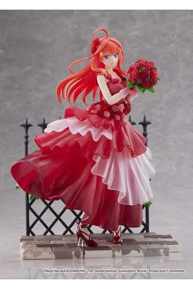 ITSUKI NAKANO FLORAL DRESS FIG 25 CM QUINTESSENTIAL QUINTUPLETS 1/7 SCALE SHIBUYA SCRAMBLE