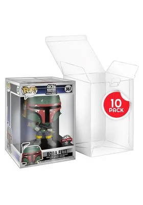 10 X PROTECTOR PET 0.35 MM FIGURAS ESTANDAR FUNKO POP