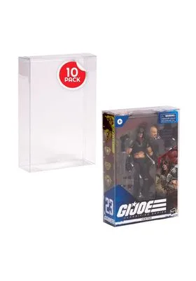 10 X Protector Pet 0.40 MM Figuras en Caja Hasbro G.i. Joe Classified Series