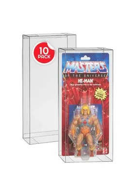 10 X Protector Pet 0.40 MM Figuras en Blister Mattel Motu Origins