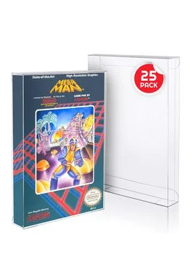 25 X Protector Pet 0.35 MM Estuches Nintendo Entertainment System