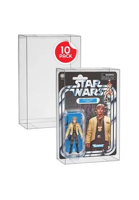 10 X Protector Pet 0.40 MM Figuras en Blister 30 MM Fondo Hasbro