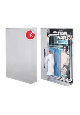 12 X Protector Pet 0.35 MM Figuras en Blister Hasbro Star Wars 40TH Anniversary