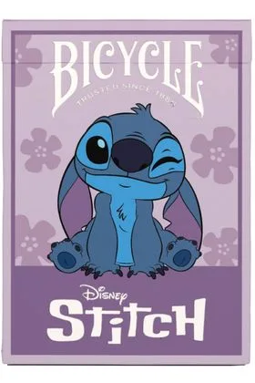 Bicycle Disney Stitch Purple Baraja Poker