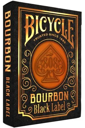 BICYCLE BOURBON BLACK LABEL BARAJA POKER