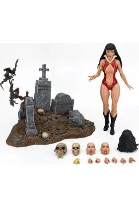 VAMPIRELLA FIGURA 16 CM FRAZETTA ICON COLLECTIBLES 1/12 SCALE