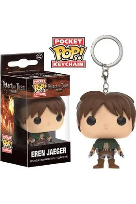 EREN JAEGER LLAVERO FIG 4 CM POCKET POP ATTACK ON TITAN