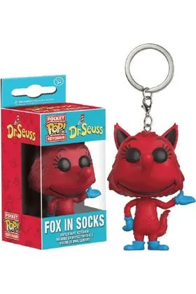 ZORRO EN CALCETINES LLAVERO FIG 4 CM POCKET POP DR. SEUSS